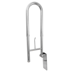 Поручень Laris настінний відкидний (з тримачем для паперу)