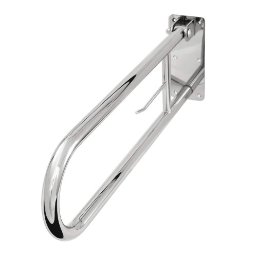 Поручень Laris настінний відкидний (з тримачем для паперу)