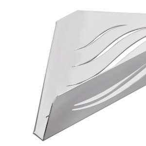 Полиця у ванну Laris Wave L кутова Полиця у ванну Laris Wave L кутова