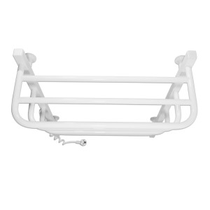 Электрический полотенцесушитель Laris Зебра Стандарт ЧК5 500 х 660 Э с полкой (подкл. слева) R3