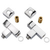 Кран кутовий Laris 1/2" - 1/2" Кватро 2шт. (LX-855)