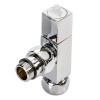 Кран кутовий Laris 1/2" - 3/4" Кватро Класік 2шт. (LX-851)