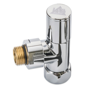 Кран кутовий Laris 1/2" - 3/4" + ексцентрики 2шт. (LX-8202)