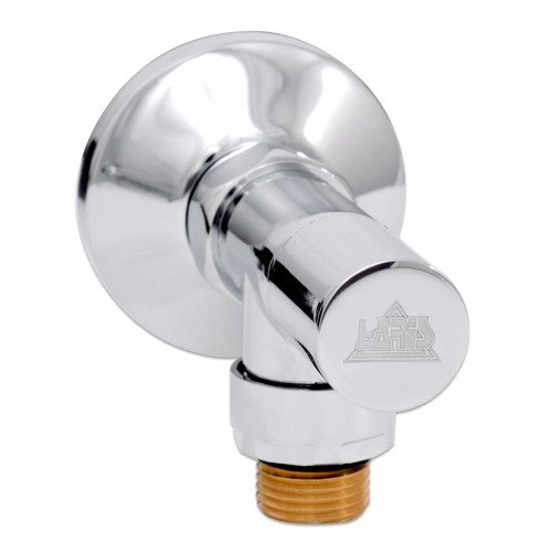 Кран кутовий Laris 1/2" - 3/4" + ексцентрики 2шт. (LX-8202)