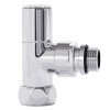Кран кутовий Laris Звичайний1/2" - 3/4" + ексцентрики 2шт. (ZZ-4701) Кран кутовий Laris Звичайний1/2" - 3/4" + ексцентрики 2шт. (ZZ-4701)
