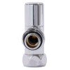 Кран кутовий Laris Звичайний1/2" - 3/4" + ексцентрики 2шт. (ZZ-4701)