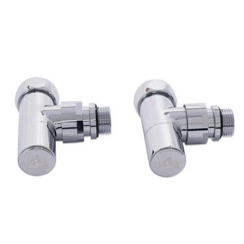 Кран угловой Laris Обычный 1/2" - 3/4" + эксцентрики 2шт. (LX-4701)