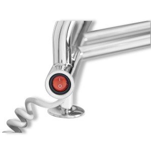 Електрична сушка для рушників Laris Єврофлеш П8 500 х 1000 з полицею Е (підкл. зліва) S