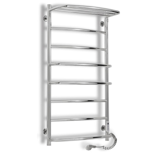 Електрична сушка для рушників Laris Єврофлеш П8 500 х 1000 з полицею Е (підкл. праворуч) S