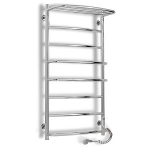 Електрична сушка для рушників Laris Єврофлеш П8 500 х 1000 з полицею Е (підкл. праворуч) S Електрична сушка для рушників Laris Єврофлеш П8 500 х 1000 з полицею Е (підкл. праворуч) S