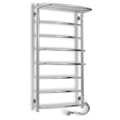 Електрична сушка для рушників Laris Єврофлеш П8 500 х 1000 з полицею Е (підкл. праворуч) S