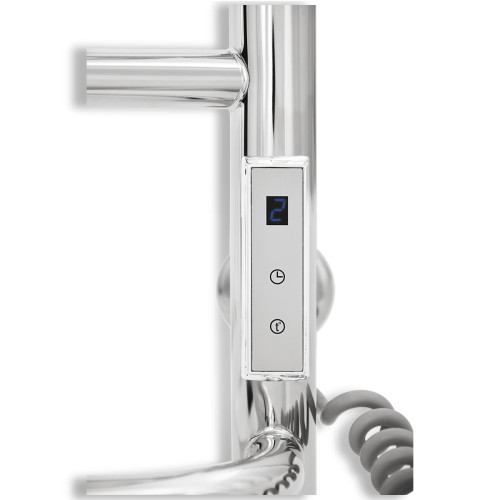 Електрична сушка для рушників Laris Єврофлеш П8 500 х 1000 з полицею Е (підкл. праворуч) S