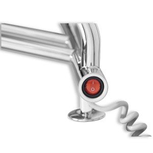 Електрична сушка для рушників Laris Єврофлеш П8 500 х 1000 з полицею Е (підкл. праворуч) S Електрична сушка для рушників Laris Єврофлеш П8 500 х 1000 з полицею Е (підкл. праворуч) S