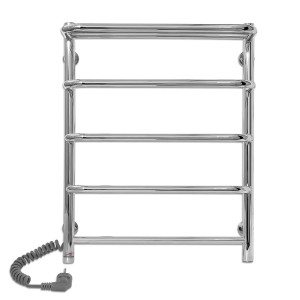 Электрический полотенцесушитель Laris Стандарт П5 500 х 660 с полкой Э (подкл. слева)