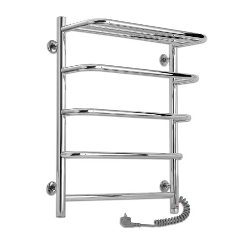 Електрична сушка для рушників Laris Стандарт П5 500 х 660 з полицею Е (підкл. праворуч) Електрична сушка для рушників Laris Стандарт П5 500 х 660 з полицею Е (підкл. праворуч)