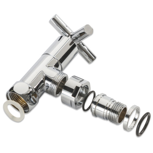 Кран кутовий Laris 1/2" - 3/4" Еліт 2шт. (ZZ-4704)