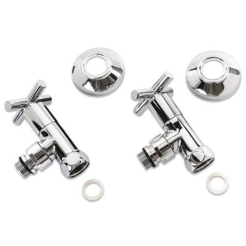 Кран кутовий Laris 1/2" - 3/4" Еліт 2шт. (ZZ-4704)