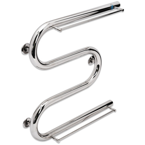 Водяна сушка для рушників Laris Змійовик 30 РС3 500 х 500 з 2-ма полицями 1/2'' 