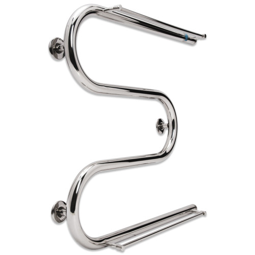 Водяна сушка для рушників Laris Змійовик 32 РС3 500 х 500 з 2-ма полицями 1"