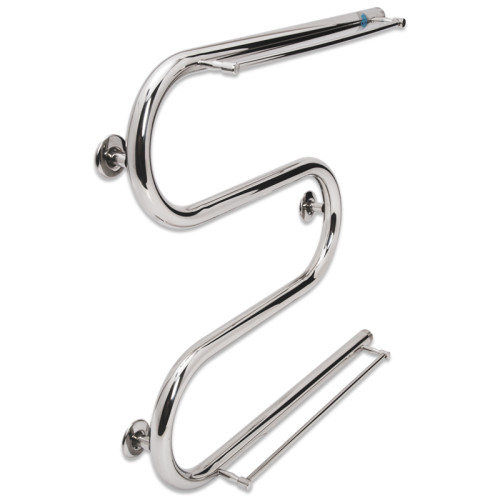 Водяна сушка для рушників Laris Змійовик 32 РС3 500 х 500 з 2-ма полицями 1"