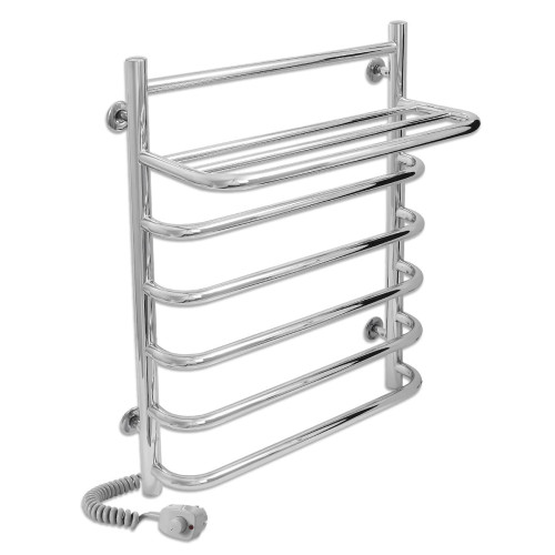 Електрична сушка для рушників Laris Стандарт П7 500 х 660 з полицею Е (підкл. зліва)