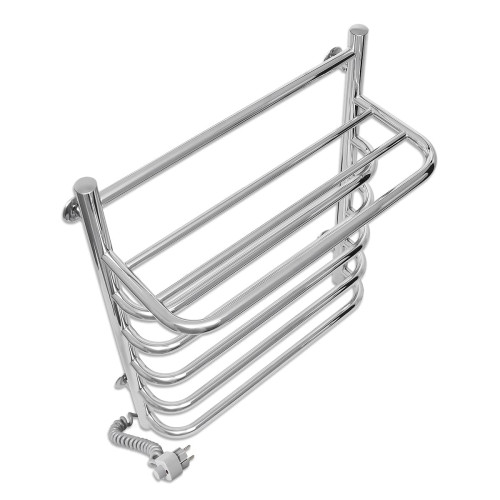 Електрична сушка для рушників Laris Стандарт П7 500 х 660 з полицею Е (підкл. зліва)