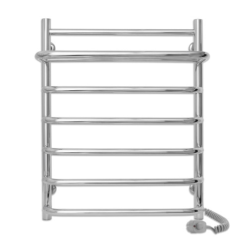 Электрический полотенцесушитель Laris Стандарт П7 500 х 660 с полкой Э (подкл. справа)