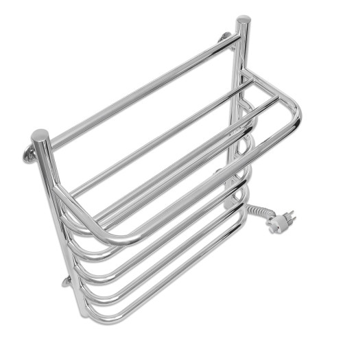 Электрический полотенцесушитель Laris Стандарт П7 500 х 660 с полкой Э (подкл. справа)