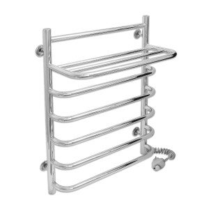 Електрична сушка для рушників Laris Стандарт П7 500 х 660 з полицею Е (підкл. праворуч) 