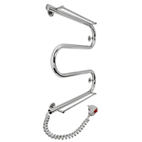 Електрична сушка для рушників Laris Змійовик 25 РС3 500 х 500 з 2-ма полицями Е (підкл. зліва)