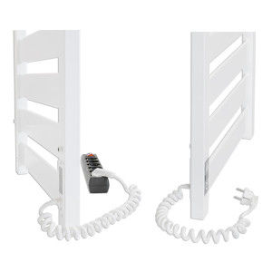 Електрична сушка для рушників Laris Зебра Гефест Преміум ЧК10 500 х 1200 Е (підкл. зліва)