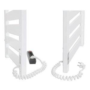 Електрична сушка для рушників Laris Зебра Гефест Преміум ЧК10 500 х 1200 Е (підкл. зліва)