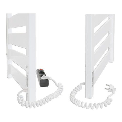 Электрический полотенцесушитель Laris Зебра Гефест Премиум ЧК10 500 х 1200 Э (подкл. слева)