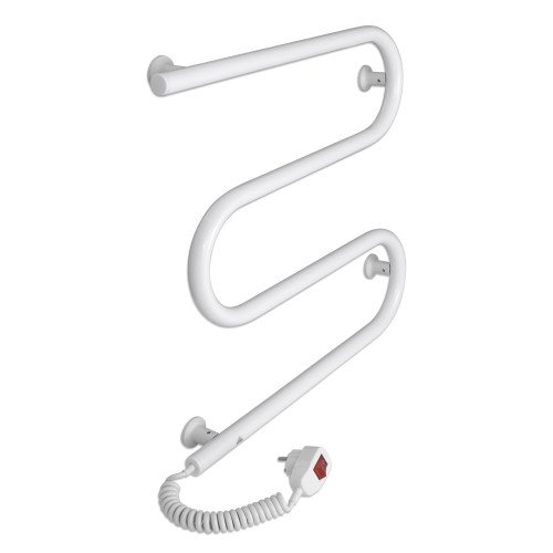 Електрична сушка для рушників Laris Зебра Змійовик 25 ЧК3 500 х 500 Е (підкл. зліва)