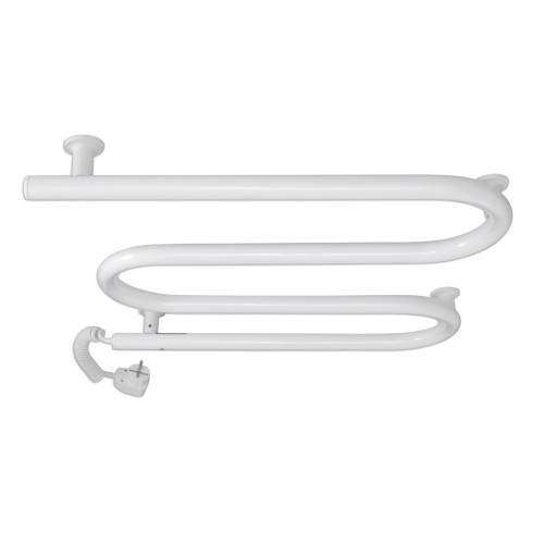 Електрична сушка для рушників Laris Зебра Змійовик 25 ЧК3 500 х 500 Е (підкл. зліва)