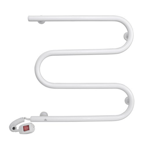 Електрична сушка для рушників Laris Зебра Змійовик 25 ЧК3 500 х 500 Е (підкл. зліва)