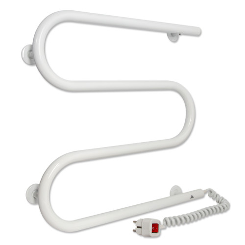 Електрична сушка для рушників Laris Зебра Змійовик 25 ЧК3 500 х 500 Е (підкл. праворуч)