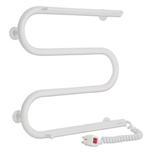 Электрический полотенцесушитель Laris Зебра Змеевик 25 ЧК3 500 х 500 Э с 2-мя полками (подкл. справа) Электрический полотенцесушитель Laris Зебра Змеевик 25 ЧК3 500 х 500 Э с 2-мя полками (подкл. справа)