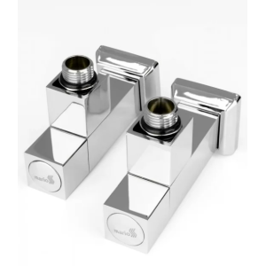 Кран угловой Mario с квадратным корпусом G1/2" комплект 2шт
