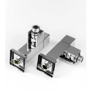 Кран угловой Mario с квадратным корпусом G1/2" комплект 2шт