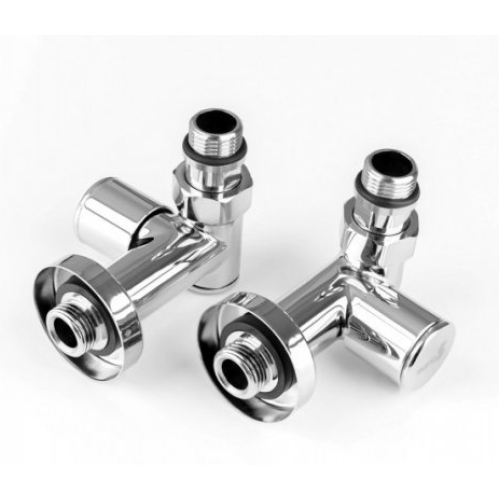 Кран угловой Mario под ТЭН G1/2" комплект 2шт