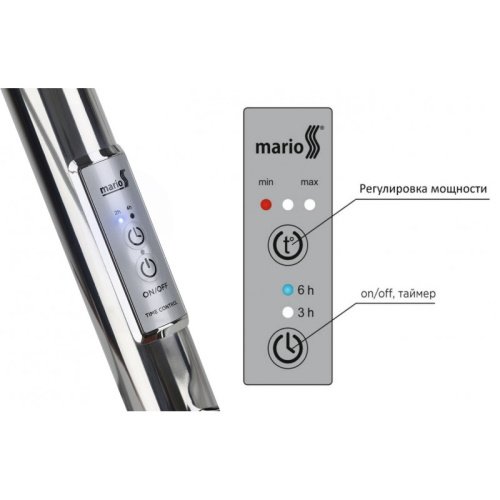 Электрический полотенцесушитель Mario Лайт Трапеция НР-І 650х430/110 TR К