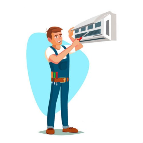 Демонтаж внутреннего блока кондиционера от 6,6 до 8,5 кВт