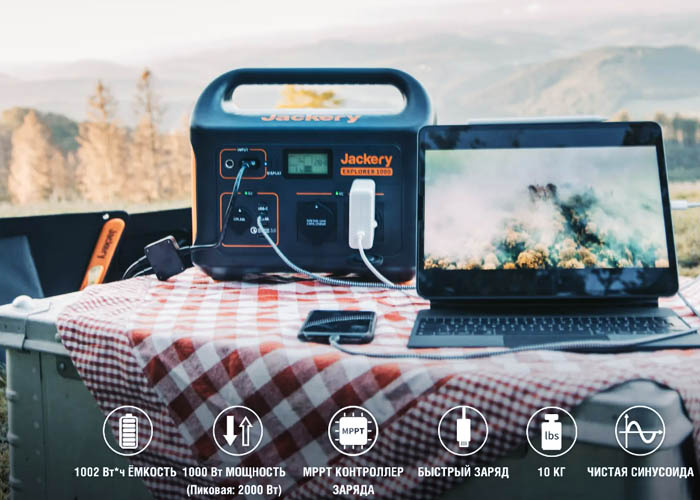 Зарядная станция Jackery Explorer 1000eu