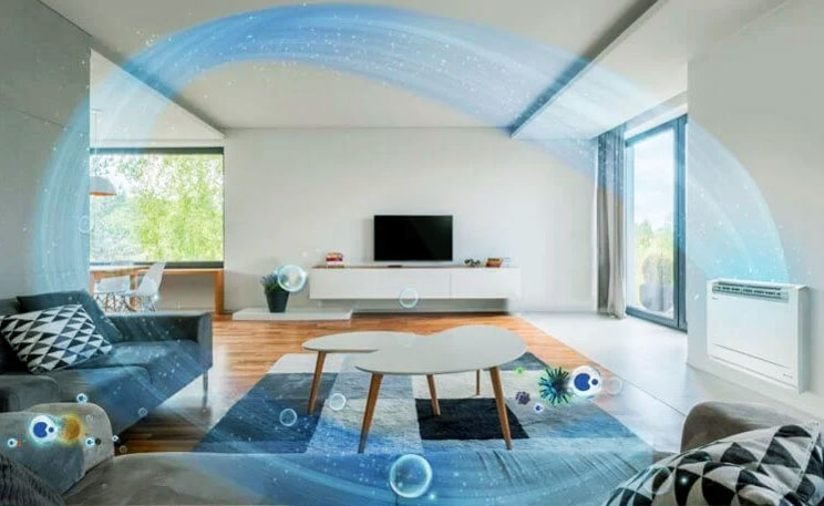 Використання смарт-функціональності у поєднанні з високою продуктивністю та передовою системою тонкої фільтрації в кондиціонері