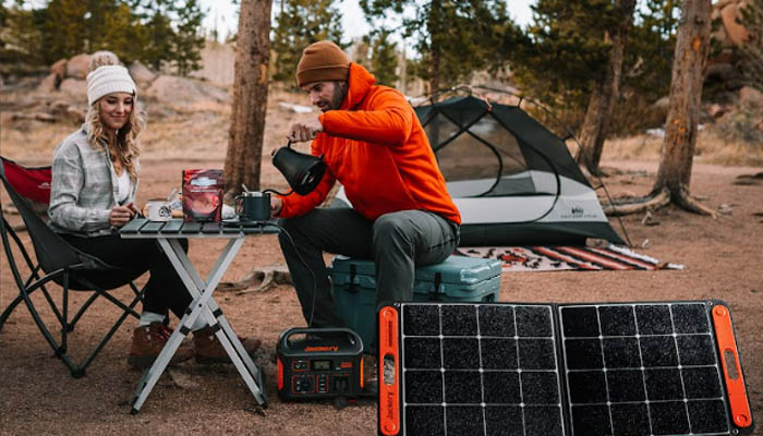 Солнечная панель и портативная станция Jackery