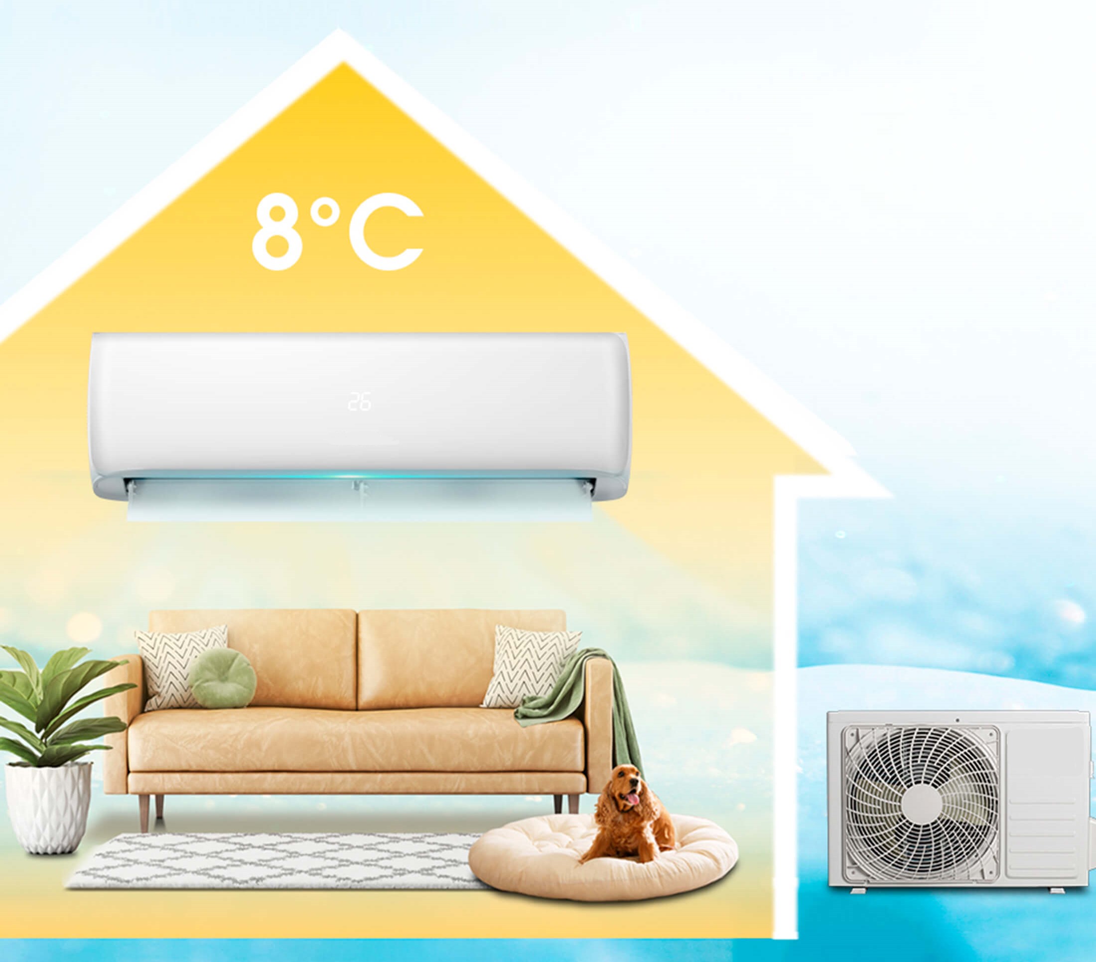 Кондиционер для дачи с режимом дежурного отопления