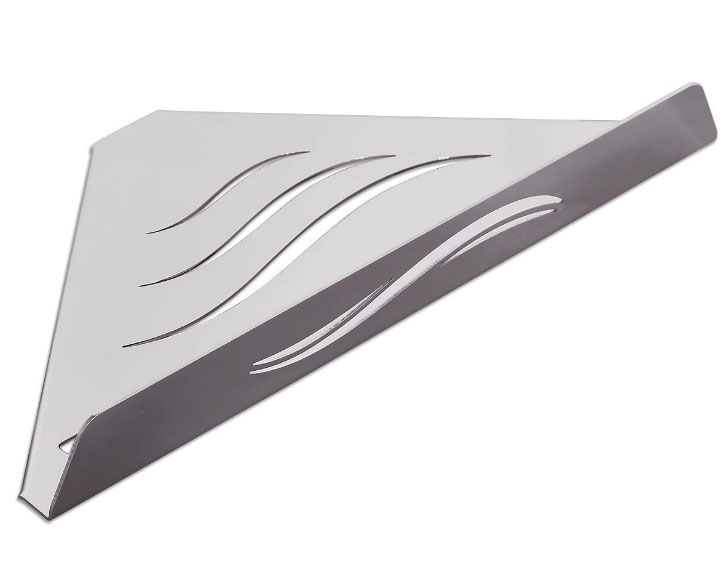 Максимальная удобность, разнообразие форм и функций угловых полок для ванной