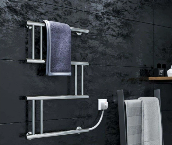 Элегантный и экономичный, электрический полотенцесушитель Deffi Змейка Люкс 500x800 с правым подключением