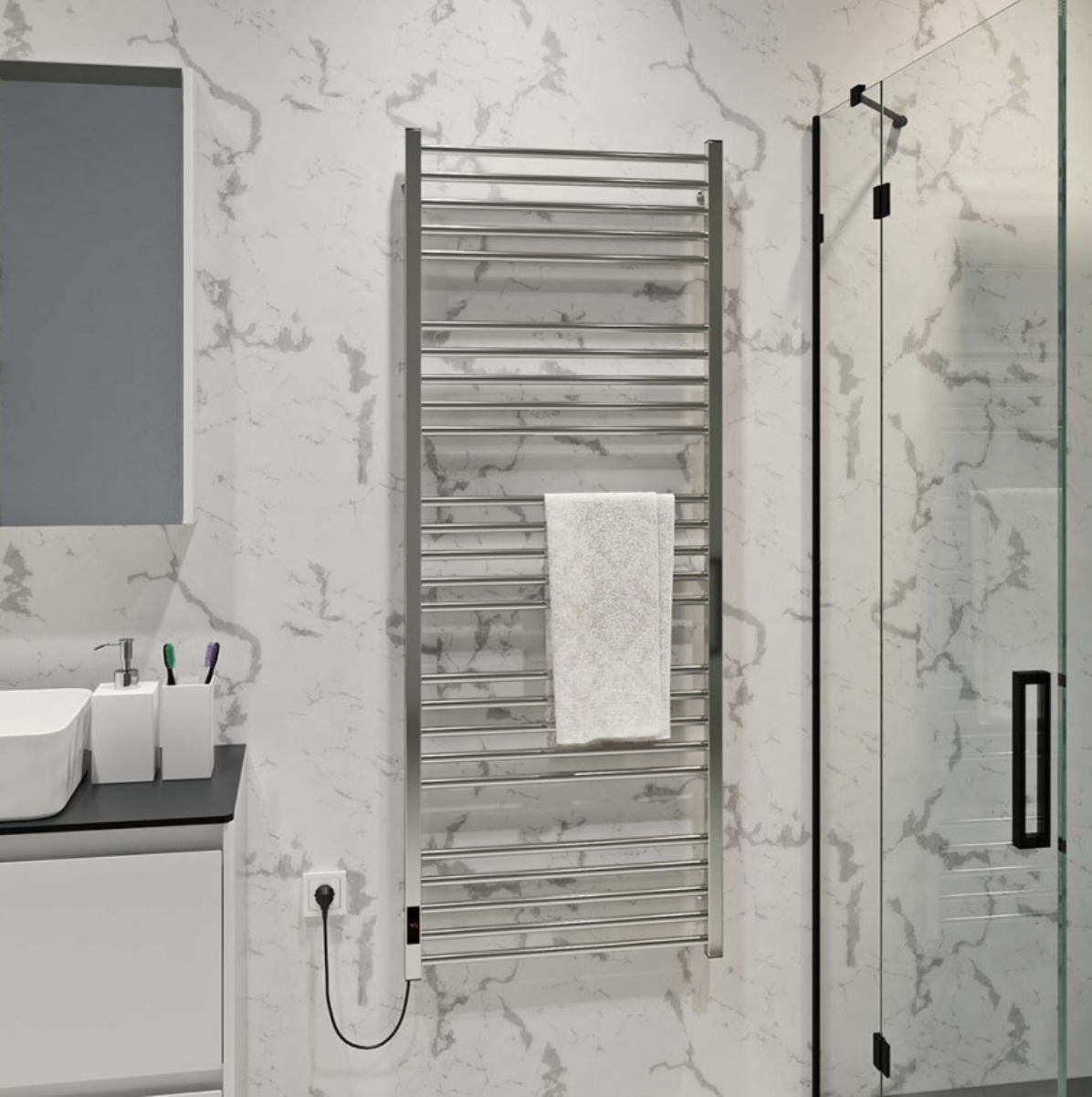 Удобство эффективность электрический полотенцесушитель Deffi Lima П25